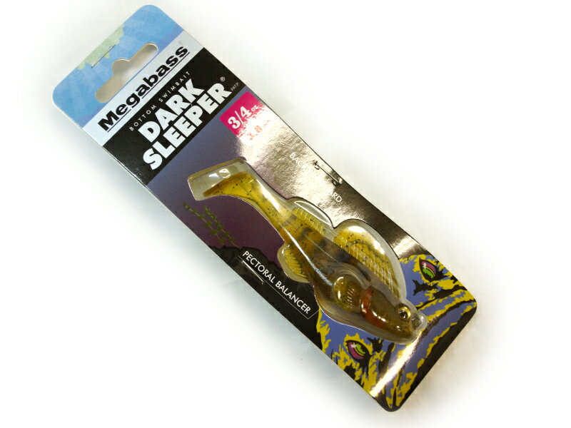メガバス ダークスリーパー 3.8インチ 3/4oz ボトムスイムベイト #15 NUMA CHICHIBU