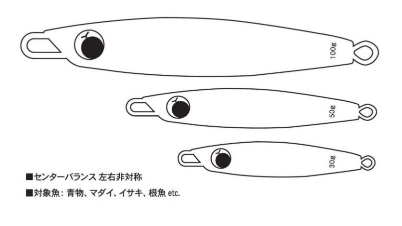 メロン屋工房 ウィークベイト ミディアム 50g メタルジグ #ブルーピンク