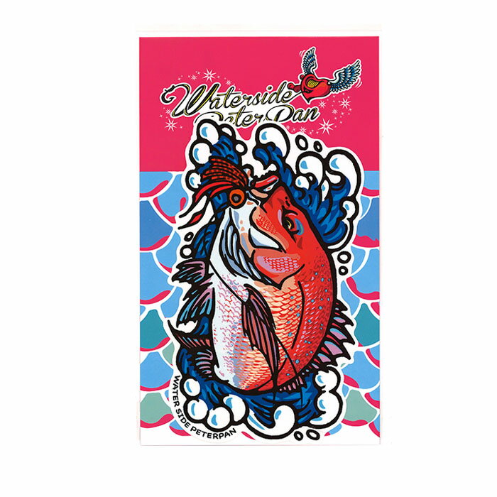 ウォーターサイドピーターパン ラージサイズ BITE マダイ ステッカー