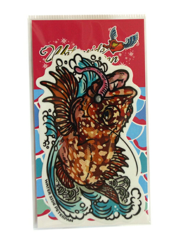 ウォーターサイドピーターパン ラージサイズ BITEカサゴ ステッカー