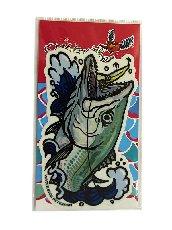 ウォーターサイドピーターパン ラージサイズ BITEサワラ ステッカー