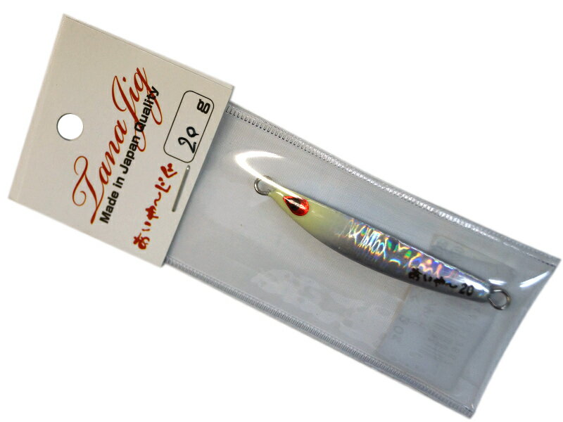 タナジグ あいやージグ 20g #11 グローヘッドシルバー