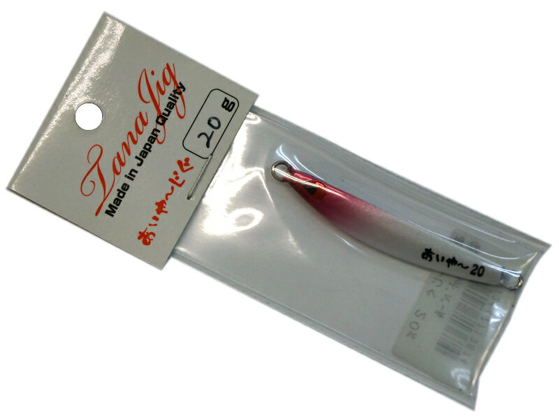 タナジグ あいやージグ 20g #12 レッドヘッドパール