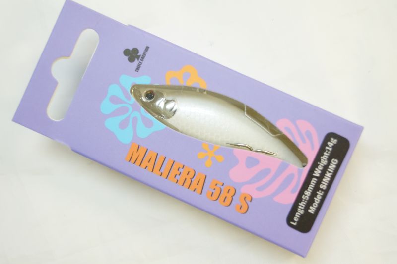 トレフルクリエーション マリエラ 58S MALIERA 58mm 14g シンキング #ジョイホワイト