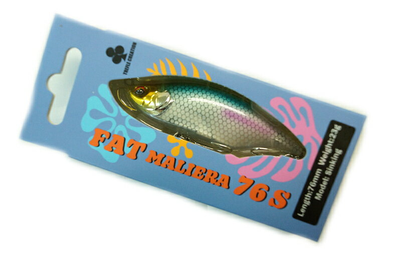 乐天商城 - トレフルクリエーション ファットマリエラ 76S FAT MALIERA 76mm 23g シンキング #クリアサッパ