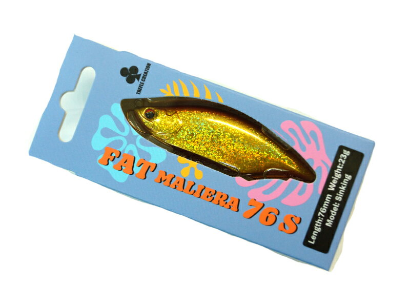 樂天商城 - トレフルクリエーション ファットマリエラ 76S FAT MALIERA 76mm 23g シンキング #トレフル赤金