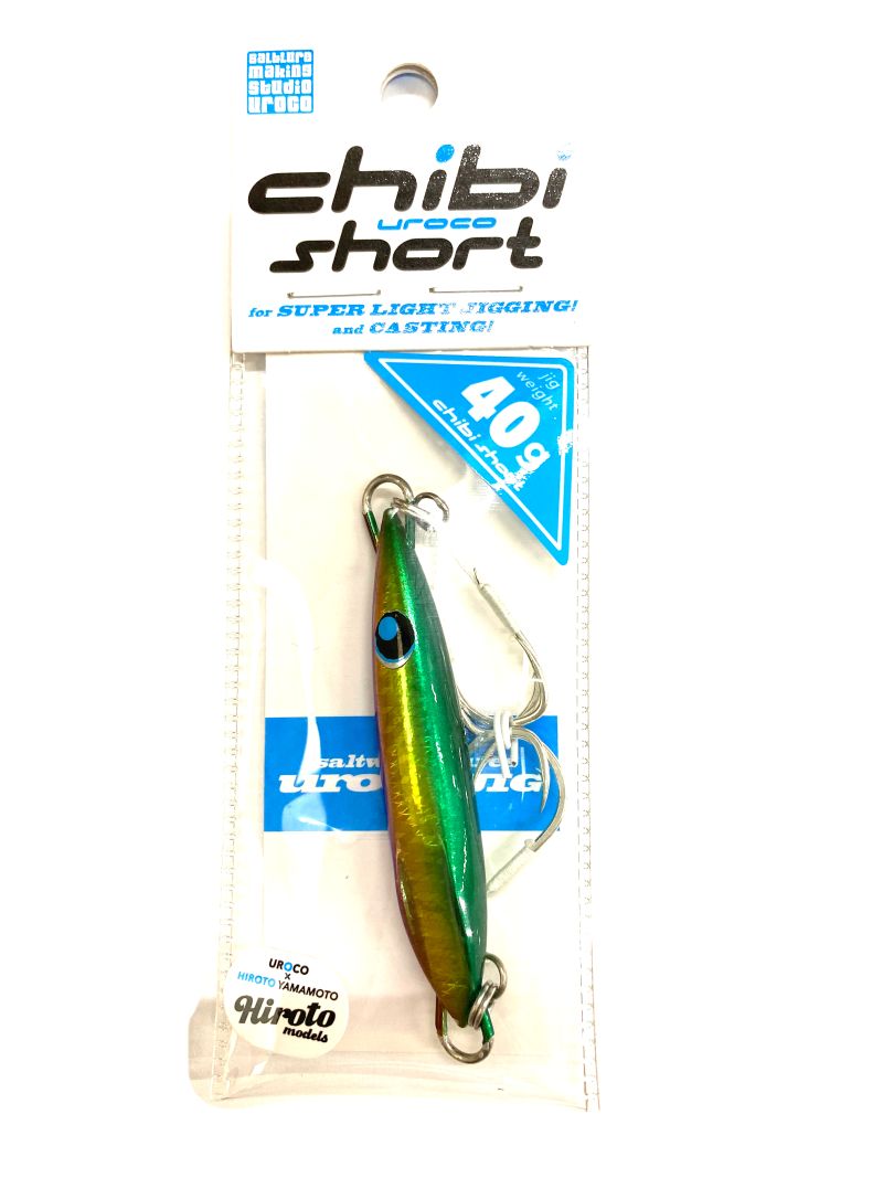 乐天商城 - ウロコ チビウロコショート 40g #248G 緑金パープル/FHグロー