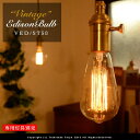 ビンテージエジソン球 VINTAGE EDISON BULB  E26/60W カーボン電球 レトロ アンティーク フィラメント 電球 お洒落 照明 (s) 可愛い 玄関 階段 廊下 トイレ 店舗デザイン エジソンバルブ シグネチャー カーボン 口金 ツイストブラウンコード別売(2-2