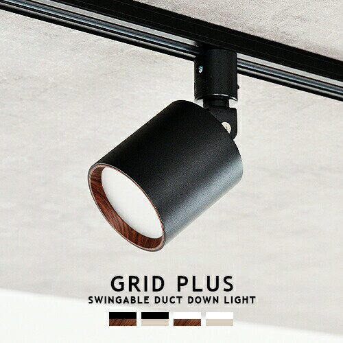 GRID PLUS SWINGABLE DUCT DOWN LIGHT グリッドプラスダクトスウィンガブルダウンライト ARTWORKSTUDIO AW-0615 LED内蔵 スポットライト 100W相当 色調2段階切替 電球色 昼白色 ダクトレール取付 ライティングレール専用 おしゃれ 照明 ホワイト ブラック (CP4 (PX10