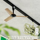 ダクトレール専用 シーリングファン DUCTRAILFAN WOOD Φ40 ダクトレールファン ウッド プリント 簡易リモコン付 ライティングレール用 配線ダクト用 ショップライン用 オフィス 店舗 換気 空気循環 ナチュラル ブラウン duct rail fan BRID GENERAL (CP4 (PX10