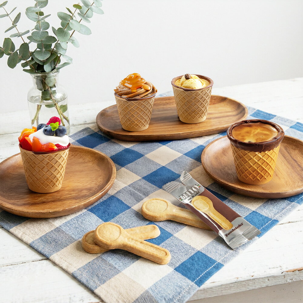 ホワイトデー チョカップ × 食べられるスプーン UNO セット 【イタリア直輸入】食べられるカップ＆スプーン！エスプレッソ・アイス・デザートに♪ SDGs ギフト スイーツ おしゃれ イタリア製 ウィスキー チョコ でおいしく ぷらっとイタリア