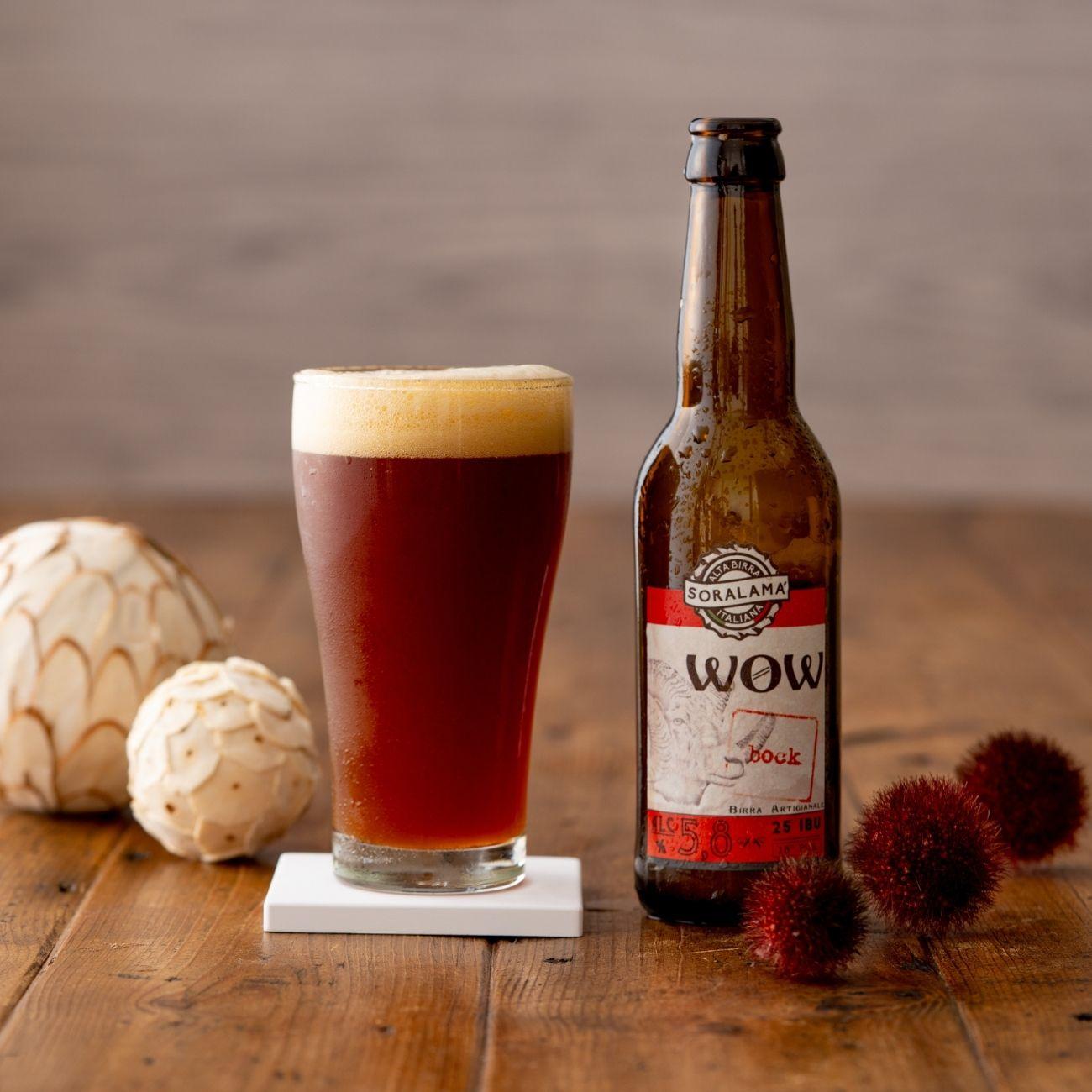 WOWボック 330ml イタリア 輸入ビール 地ビール ビール イタリア直輸入 イタリアビール ギフト お洒落 おしゃれ 家飲み 家呑み パーティ 輸入ビール 海外ビール 地ビール