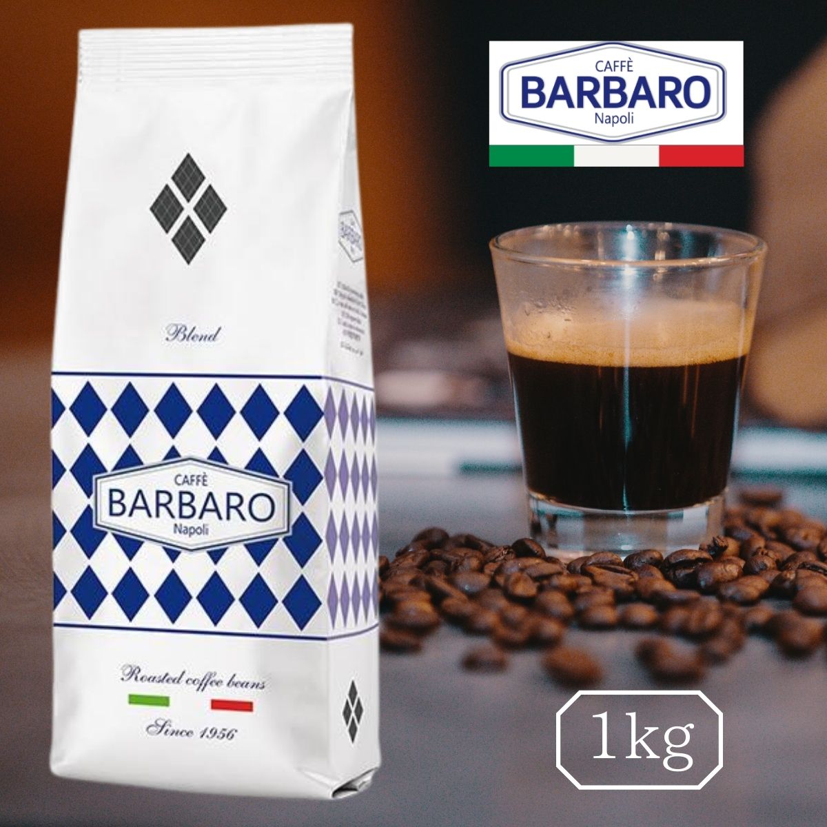 父の日 2024 ギフト プレゼント 贈り物 コーヒー豆 コーヒー BARBARO NERO ギフト 贈り物 1kg エスプレッソ ブレンド アイスコーヒー豆 水出しコーヒー コールドブリュー 珈琲豆 直火式エスプレッソメーカー 送料無料