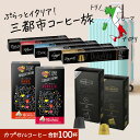 ネスプレッソ互換カプセル9種100杯分 福袋 イタリア製 コーヒー アルミカプセル セット お試し カプセル 互換カプセル ネスプレッソカプセル 送料無料 Made in Italy 三都市飲み比べ