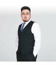 【9XLまで有】ベスト メンズ 春夏 フォーマルベストジレ ビジネス ベスト 結婚式 ノーカラー 前開き スーツベスト 大きいサイズ 無地 七五三 結婚式 発表会 入学式 卒業式 紳士用 成人式 オーバーサイズ 理容師 二次会 謝恩会 パーティー 会議 2色展開 紺/黒/XL-9XL