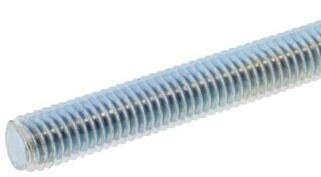 全ねじボルト(寸切)M10x285 細目ピッチ1.0 鉄生地（黒色系）