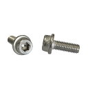 M6X14 フランジソケット ステンレス(303、304、XM7等) SUS焼付け防止コート