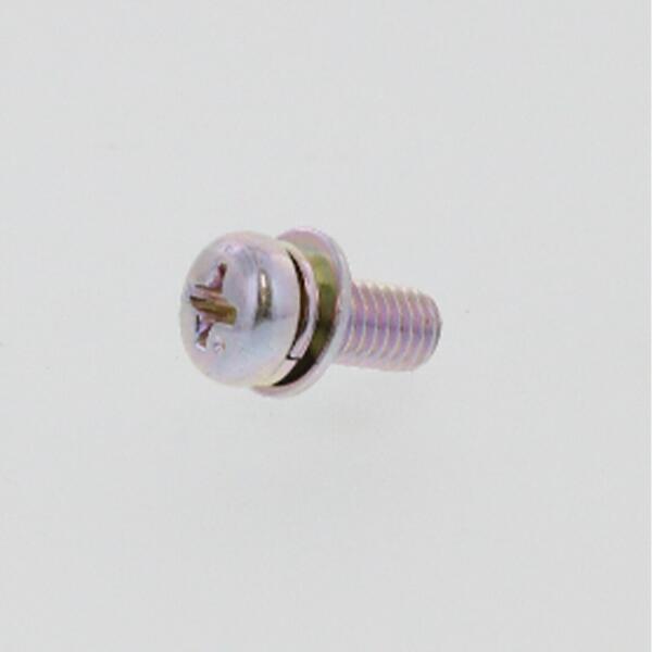 M5X12 (+)ナベSP=4 組み込みねじ 鉄(標準) 三価ホワイト