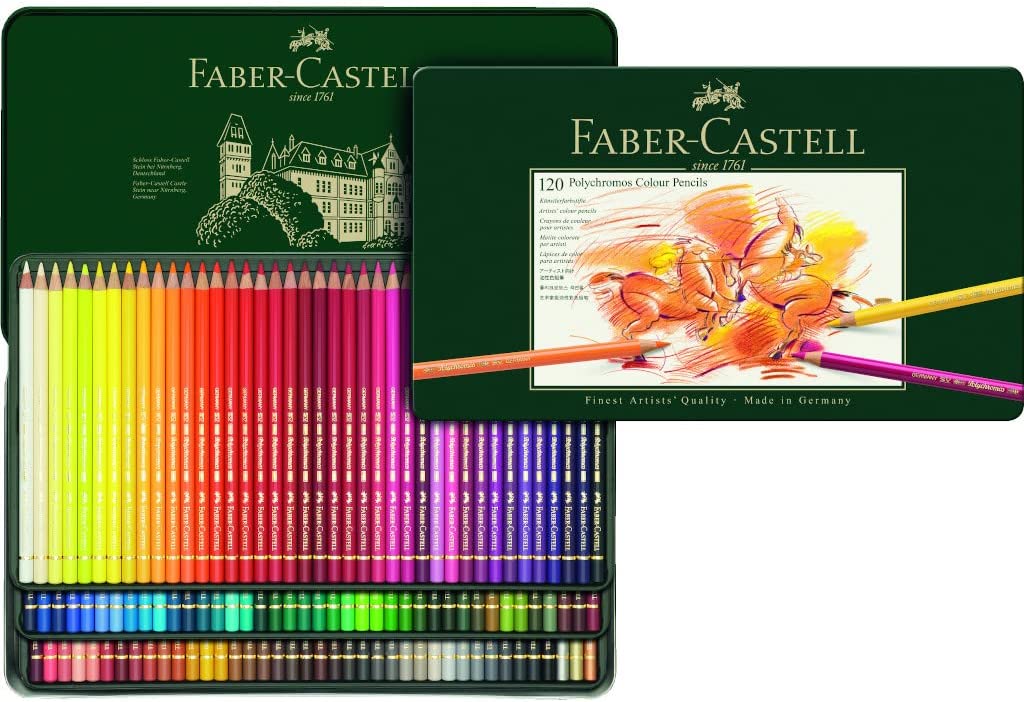 【FABER-CASTELL】ポリクロモス色鉛筆120色 (缶入り) | 文具 文房具 オフィス用品 事務用品 日用品 ステーショナリー 業務用 記念品 110011