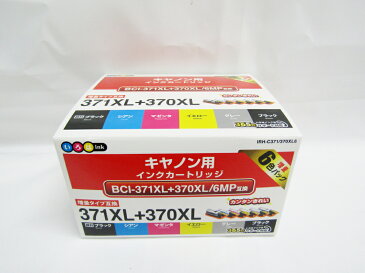 【送料無料30個セット】【エレコム】いろはink キャノン用インクカートリッジ BCI−371XL+370XL6MP互換 6色入り IRH-C371/370XL6 6色 | キャノン Canon 互換インク インクジェットプリンター用 年賀状印刷 文具 文房具 事務用品 ステーショナリー 業務用