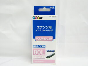 【送料無料15個セット】【エレコム】いろはink EPSON用インクカートリッジ ICLM80L 互換ライトマゼ IRH-E80LLM ライトマゼンタ | エプソン EPSON 互換インク インクジェットプリンター用 年賀状印刷 文具 文房具 事務用品 日用品 ステーショナリー 業務用 記念品通販セール 年賀状印刷 年賀状作成ソフト セール