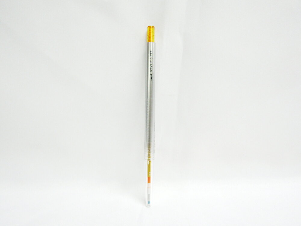 【三菱鉛筆】ゲルインクボールペン　スタイルフィット　ノック式単色ホルダー リフィル付き　0.5mm　ゴールデンイエロー UMN13905.69 | 文具 文房具 オフィス用品 事務用品 日用品 ステーショナリー 業務用 記念品 贈り物 ギフト お祝い 就職 入学 入園 卒業 卒園 会社