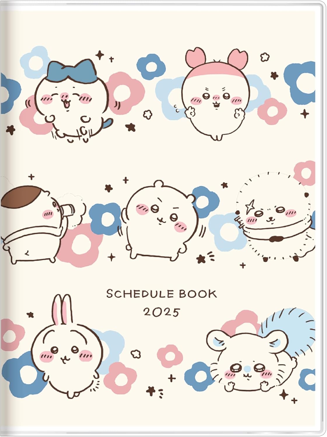 【サンスター文具】送料無料 2025年 手帳 ちいかわ 月間 A6 みんな S2958414 スケジュール帳 |のサムネイル