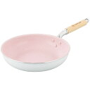 内祝い お返し キッチン用品 調理器具 母の日 ギフト 軽〜い深型 フライパン 26cm スイート リーフ 軽量 木製ハンドル ピンク かわいい IH対応 出産...