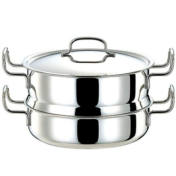 \最大全額ポイント還元/ 内祝い お返し 送料無料 キッチン用品 調理器具 お歳暮 ギフト 全面7層 蒸し器付鍋 25cm ジオ・プロダクト 浅型鍋 蓋付 ステ...