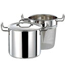内祝い お返し 送料無料 キッチン用品 調理器具 母の日 ギフト 全面7層 パスタポット 21cm ジオ・プロダクト 中子付 寸胴鍋 ステンレス ガス火 IH対...