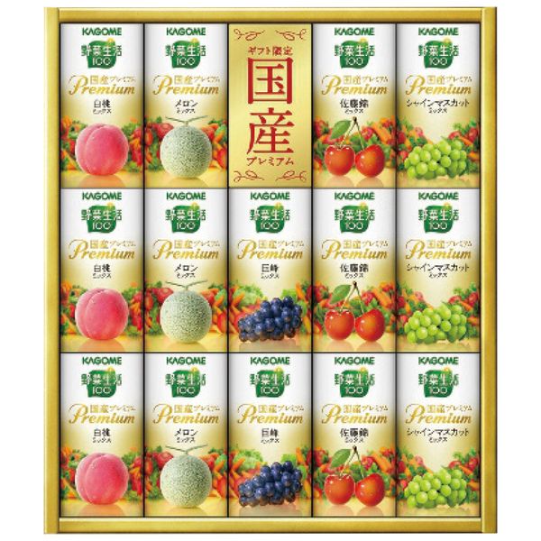 楽天ジャパンギフトお中元 御中元 送料無料 ジュース ギフト フルーツジュース カゴメ 野菜生活100 国産プレミアム セット 詰め合わせ 紙パック 果物 飲料 ソフトドリンク 食品 グルメ 食べ物 お中元ギフト 2025 夏ギフト 贈り物 お返し 挨拶 お礼 会社 人気 おすすめ YP-30S