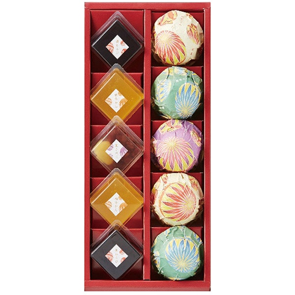 ＼最大全額ポイント還元／ お歳暮 送料無料 スイーツ ギフト お菓子 ゼリー わらび餅 ひととえ 菓と果 てまり 10個 セット 詰め合わせ 和菓子 ようかん 羊かん プリン 個包装 グルメ 食品 御歳暮 冬ギフト 2025 贈り物 お返し 挨拶 お礼 会社 人気 おすすめ KTA-10