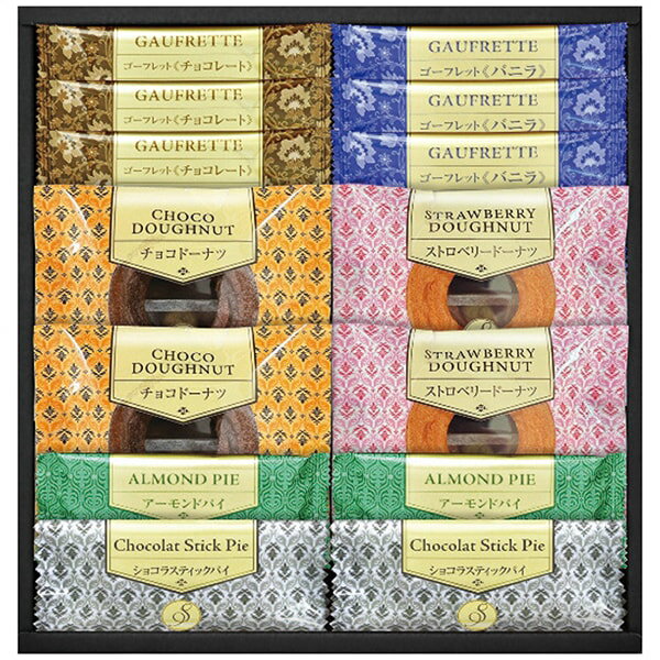 内祝い お返し 送料無料 スイーツ お歳暮 ギフト お菓子 焼き菓子 千寿堂 ゴーフレット 焼ドーナツ スイーツセレクト セット 詰め合わせ 個包装 食品 食べ物 冬ギフト 出産内祝い 結婚内祝い 結婚祝い 出産祝い 香典返し 快気祝い 引越し 挨拶 お礼 プレゼント GFD-25