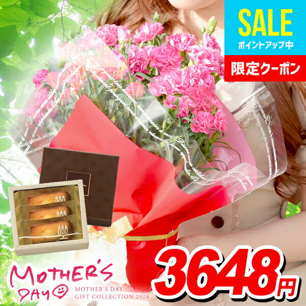 ＼完売間近!!／ 母の日 2024 プレゼント 花とスイーツ 花とお菓子 花 セット カーネーション 鉢植え 5号鉢 アンリ・シャルパンティエ スイーツ ギフト 送料無料 鉢花 鉢植え 花鉢 洋菓子 ははの日 早割 おしゃれ【クレジットカード・後払いのみ受付可】