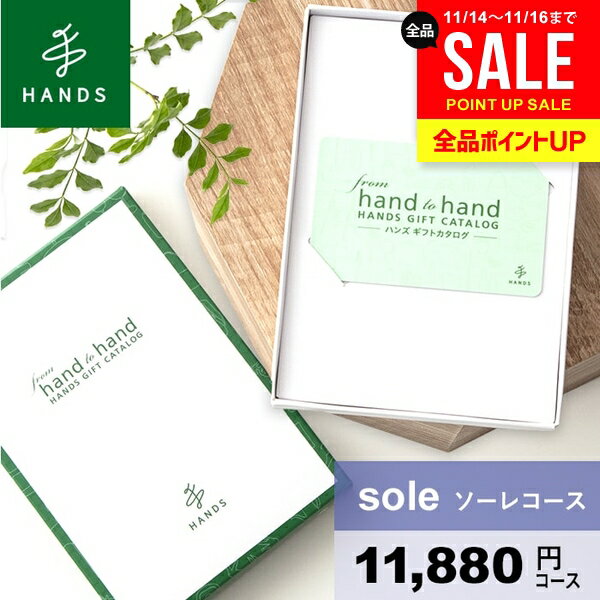 カタログギフト 内祝い お歳暮 ギフト 男性 女性 送料無料 おしゃれ hands ハンズ sole ソーレコース 冬ギフト 出産内祝い 結婚内祝い 新築祝い 結婚祝い 出産祝い 挨拶 快気祝い 香典返し 人気 お礼 プレゼント 【メール便】