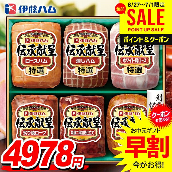 お中元 御中元 送料無料 早割 ハム ギフト セット ロースハム 焼豚 詰め合わせ 詰合せ 伊藤ハム 伝承献呈 中元 夏ギフト お中元ギフト 食品 食べ物 グルメ お取り寄せグルメ 肉加工品 GM-65