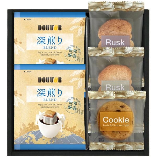 内祝い お返し 送料無料 ドトールコーヒー 珈琲 ギフト お菓子 洋菓子 セット スイーツ セレクション 詰め合わせ ドリップ 個包装 食品 出産内祝い 結婚内祝い 結婚祝い 出産祝い 引き出物 香…