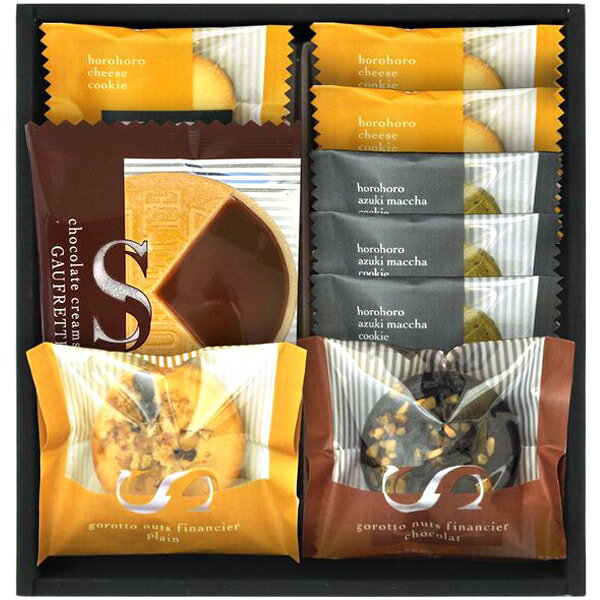 内祝い お返し 送料無料 スイーツ お歳暮 ギフト 焼き菓子 洋菓子 ごろっとナッツフィナンシェ & ゴーフレット セット 詰め合わせ 個包装 常温 デザート ...