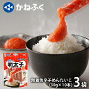 内祝い お返し 送料無料 惣菜 海鮮 母の日 ギフト 詰め合わせ 無着色 辛子めんたいこ スティックタイプ 3袋 セット お取り寄せ かねふく 出産内祝い 新築...