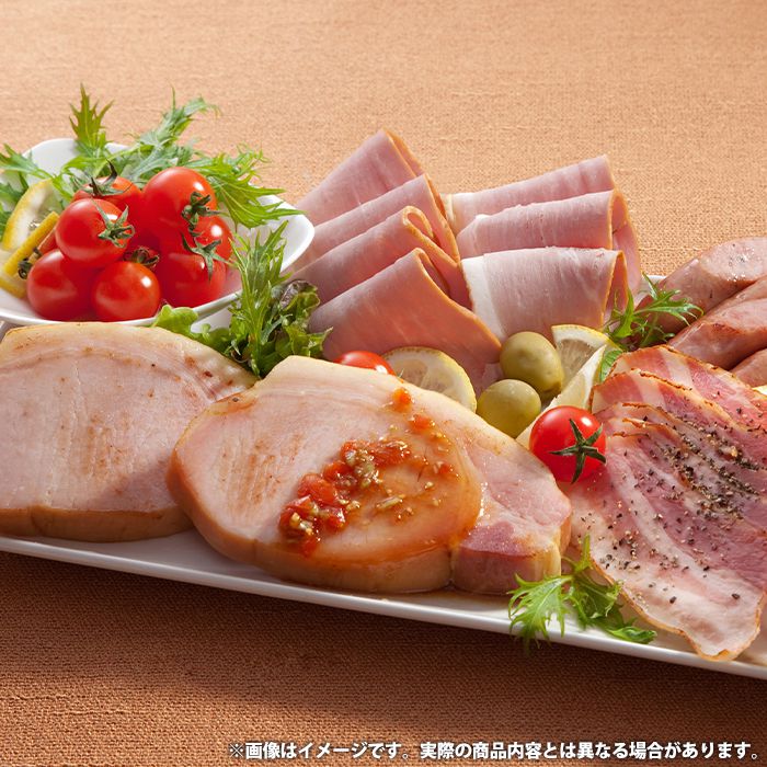 お中元 夏ギフト 内祝い お返し 送料無料 ハム ギフト お取り寄せ 夢一喜 熟成 ロースハム ベーコン ウインナー セット 詰め合わせ 冷蔵便 出産内祝い 結婚内祝い 香典返し 快気祝い お祝い返し DX-57 japangift-10476737 ジャパンギフト サンプル画像2