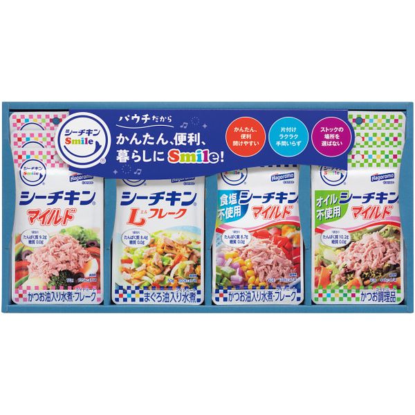 お中元 御中元 送料無料 はごろもフーズ 缶詰 ギフト シーチキンSmile レトルト パウチ セット 詰め合わせ 惣菜 食品 グルメ 食べ物 お中元ギフト 2025 夏ギフト 贈り物 お返し 挨拶 お礼 会社 人気 おすすめ SML-20A