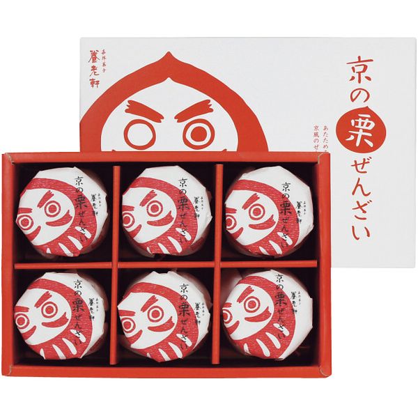 \最大全額ポイント還元/ お歳暮 送料無料 スイーツ 和菓子 ギフト お菓子 ぜんざい 京の 栗ぜんざい 6個 京都 養老軒 セット 詰め合わせ おしるこ 個包...