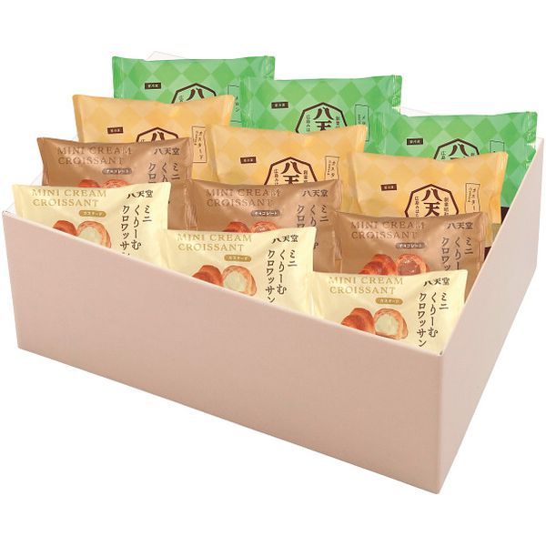お歳暮 送料無料 スイーツ ギフト お菓子 洋菓子 八天堂 クリームパン ミニくりーむクロワッサン メロンパン 12個 セット 詰め合わせ 個包装 食品 グルメ...