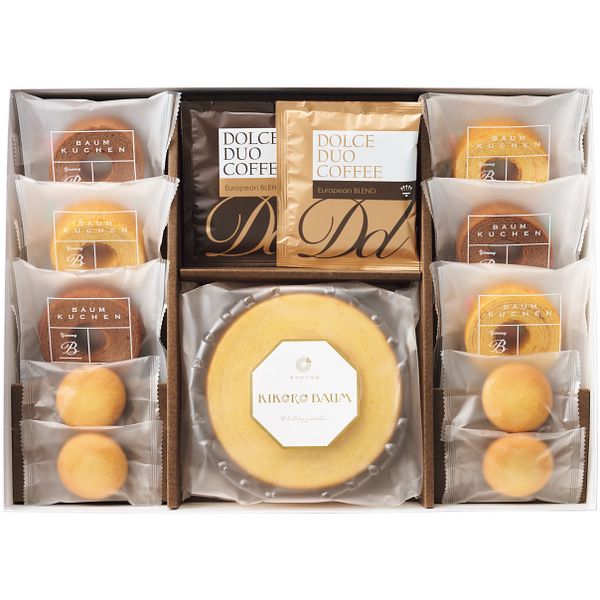 Rakuten - お中元 御中元 送料無料 早割 スイーツ ギフト お菓子 焼き菓子 キコロバウム バームクーヘン セット 詰め合わせ 個包装 常温 食品 グルメ 食べ物 おしゃれ お中元ギフト 2026 夏ギフト 贈り物 お返し 挨拶 お礼 会社 人気 おすすめ KIKO-CO