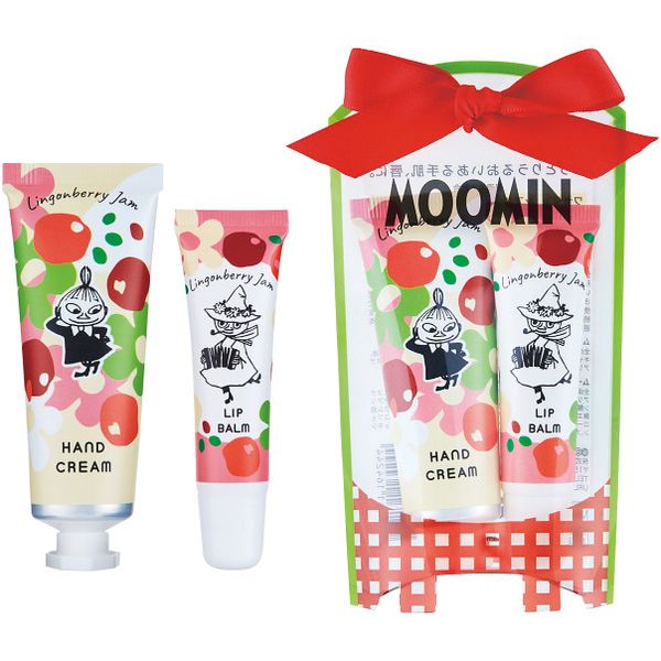 ムーミン グッズ プチギフト リップバーム & ハンドクリーム セット 詰め合わせ ボディケア 美容 コスメ 人気 キャラクター おしゃれ かわいい お礼 お返...