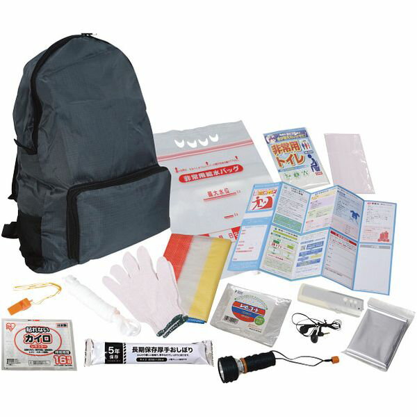 \最大全額ポイント還元/ 内祝い お返し 送料無料 防災グッズ 非常持出し袋 リュック 避難生活用品 15点 セット 詰め合わせ 災害 地震 緊急 備え 備蓄 ...