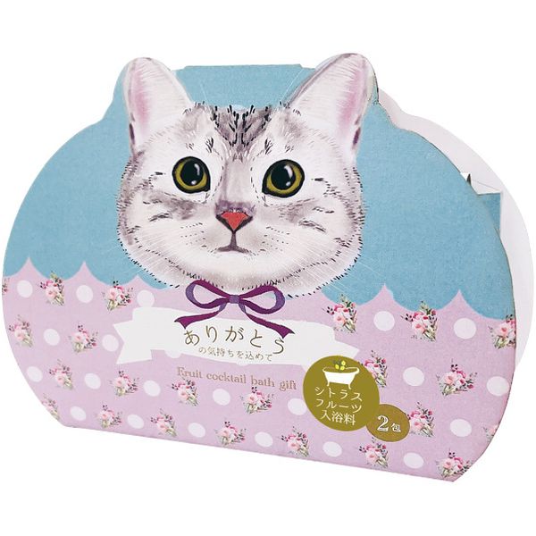 入浴剤 母の日 プチギフト ねこバス ありがとうごま 2個 シトラス セット 詰め合わせ 癒しグッズ おしゃれ かわいい 日用品 繊維雑貨 粗品 お配り 退職 お礼 お返し コンペ 景品 販促品 引っ越し 引越し 挨拶 プレゼント BTG31747 【のし・包装不可】