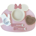 ディズニー ベビー用品 ギフト 食器 アイコンランチプレート ミニー セット 詰め合わせ キャラクター 赤ちゃん おしゃれ かわいい お祝い 記念日 誕生日 バ...
