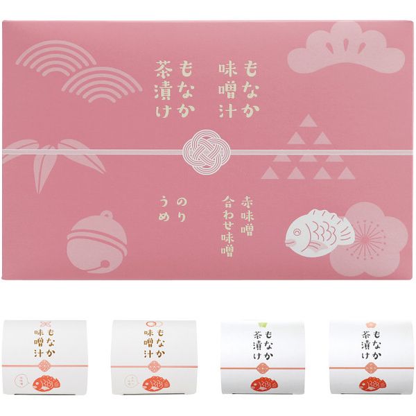 楽天ジャパンギフト内祝い お返し 惣菜 お中元 夏ギフト 御中元 ギフト みそ汁 もなか味噌汁&茶漬け 最中 4個 めで鯛 セット 詰め合わせ 食品 グルメ 即席 インスタント おしゃれ かわいい 出産内祝い 結婚内祝い 結婚祝い 出産祝い 引き出物 お祝い返し 引越し 挨拶 お礼 7793