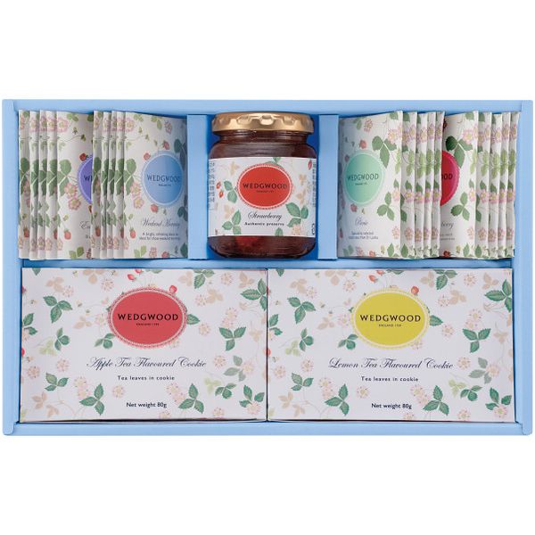 内祝い お返し 送料無料 ウェッジウッド 紅茶 お歳暮 ギフト ワイルド ストロベリーアソート ティーバッグ セット 詰め合わせ 食品 おしゃれ かわいい 出産内祝い 結婚内祝い 結婚祝い 出産祝い 香典返し お祝い返し お礼 WSN30C